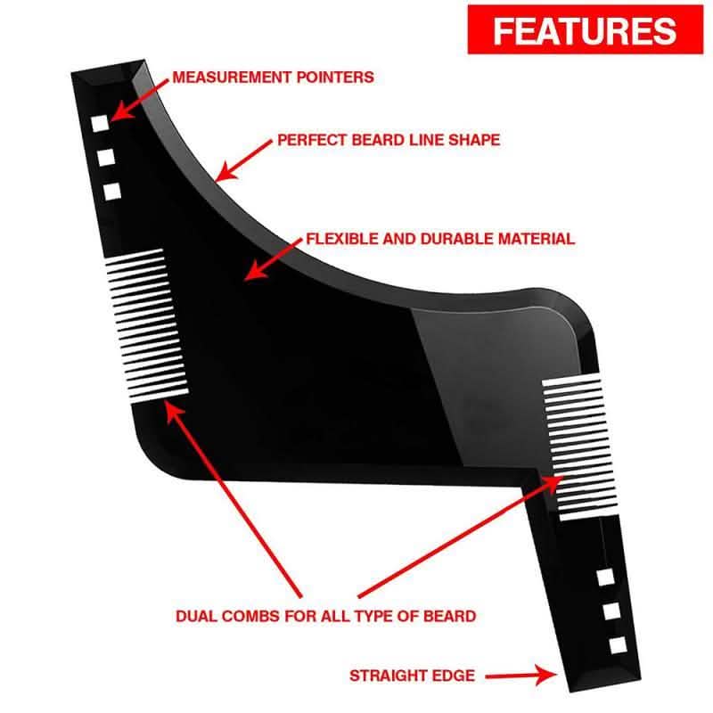 The Edge – Beard Styling Comb & Trim Guide