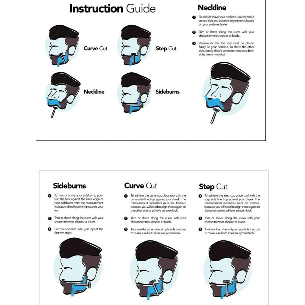 The Edge – Beard Styling Comb & Trim Guide
